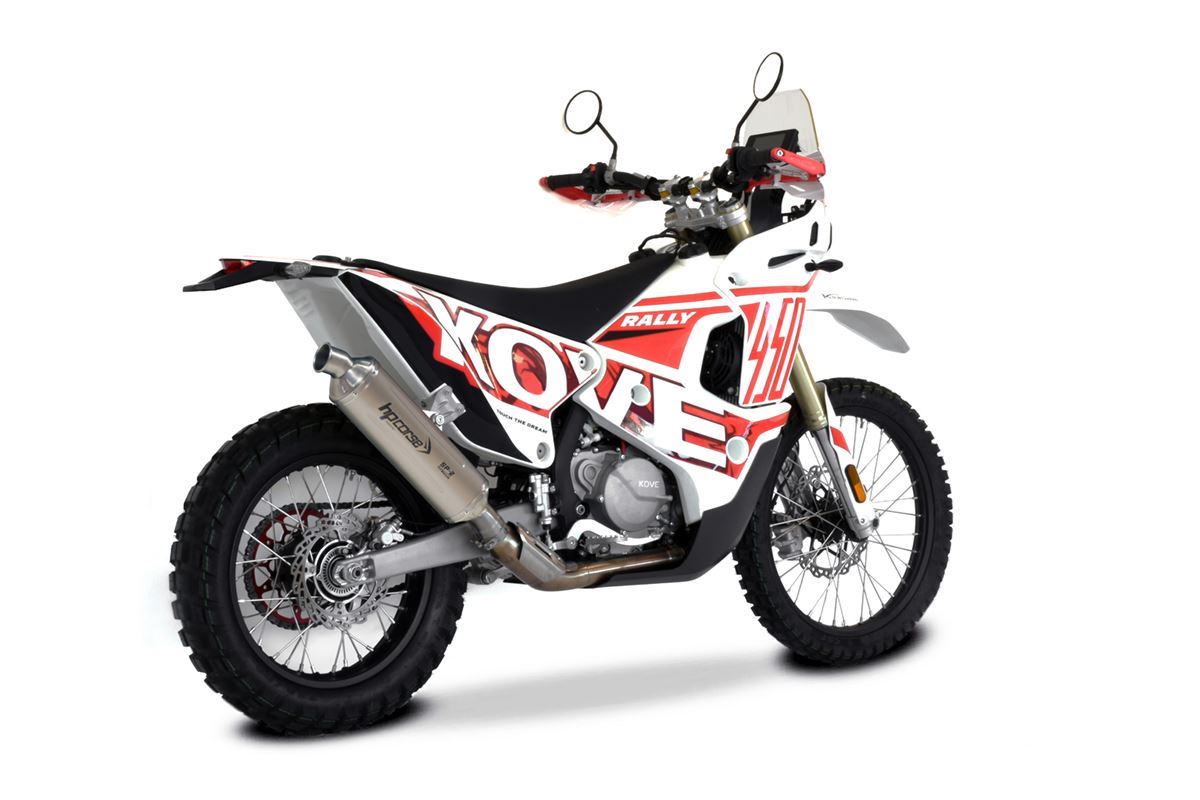 HP CORSE SP-2 400 Titanium Exhaust for Kove 450 Rally (2023+)