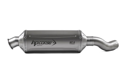 HP CORSE SP-2 SHORT Titanium High Mount Slip-on Exhaust for the Husqvarna Norden 901