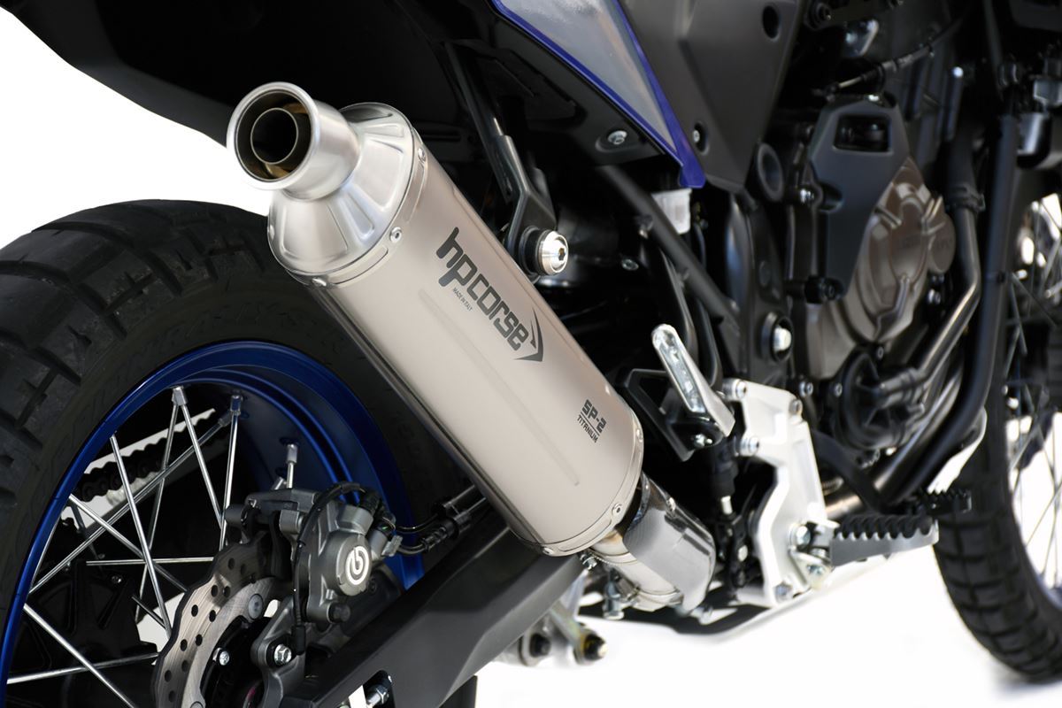 HP CORSE SP-2 Titanium Exhaust for Yamaha Tenere 700 (Low Mount)