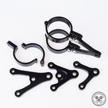Motodemic Moto Guzzi Custom Headlight Brackets