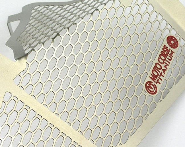 Motocorse Titanium Water Radiator Guard for Ducati Diavel