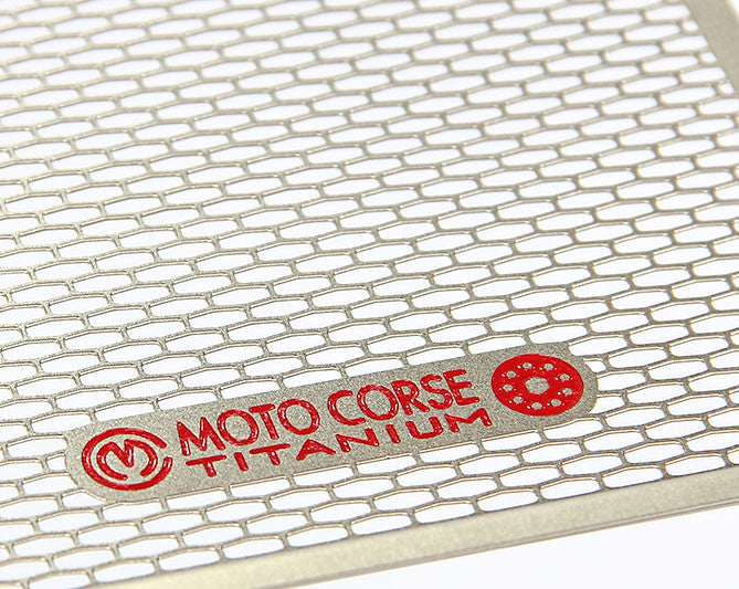 Motocorse Titanium Water and Oil Cooler Radiator Guards for Ducati XDiavel