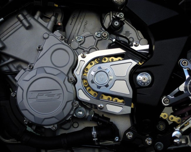 Motocorse Billet Aluminum Front Sprocket Cover for MV 3 cylinder Models