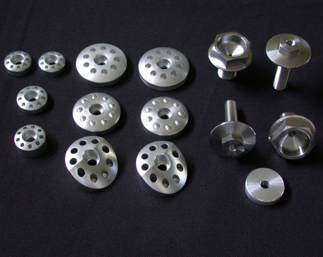 Motocorse Aluminum Frame plugs for the Ducati 2010-2014 Ducati Multistrada 1200