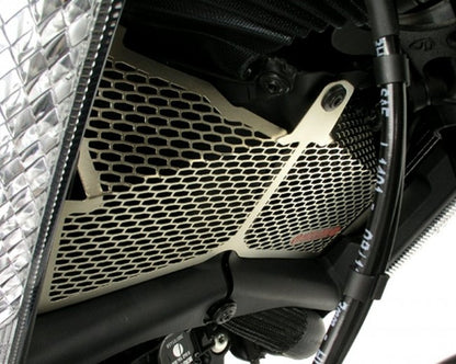 Motocorse Titanium Water Radiator Guard for Ducati Diavel
