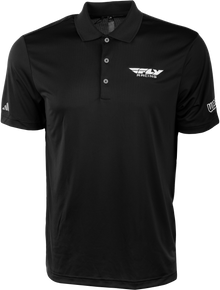Fly Racing Polo Black/White Md