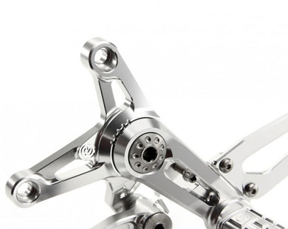 Motocorse Billet Rearsets with Titanium for MV F3  Brutale 675/800  and Dragster 800
