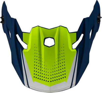 Mx 96 502 Visor W/Screws Matte Blue/Green