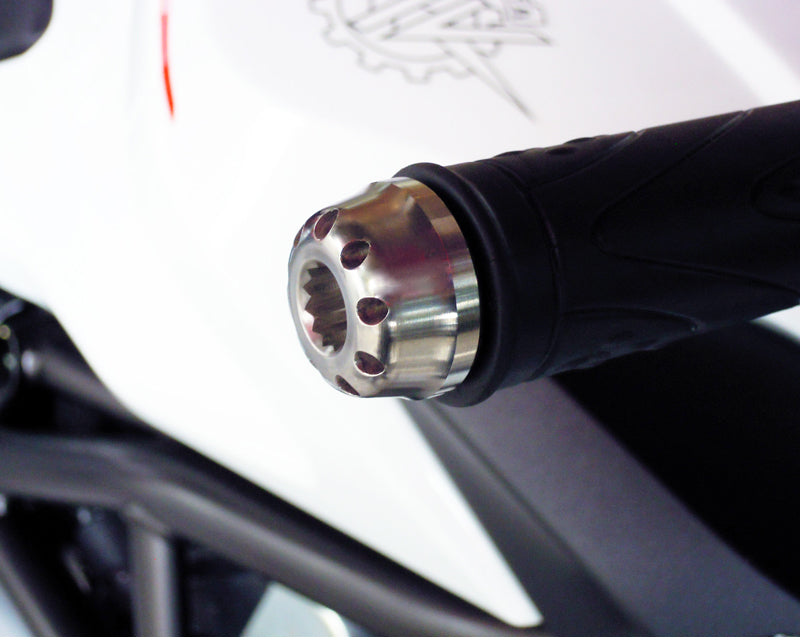 Motocorse Billet Titanium Weighted Bar Ends for MV Agusta Brutale 675 / 800