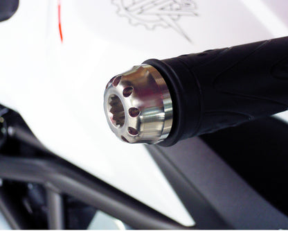Motocorse Billet Titanium Weighted Bar Ends for MV Agusta Brutale 675 / 800