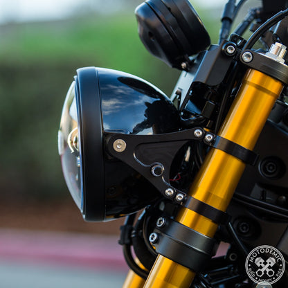 Motodemic LED and Round Halogen Headlight Conversion Kit for the Yamaha XSR900