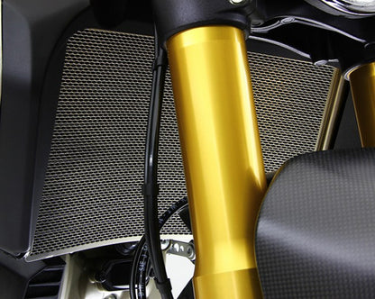 MotoCorse Titanium Water Radiator And oil Cooler Guards for the Ducati Monster 1200 & 2017+ Supersport