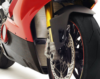 Motocorse Titanium Radiator and Oil Cooler Guards for the Ducati Panigale / Streetfighter V4 / S / R / Speciale (18-24)