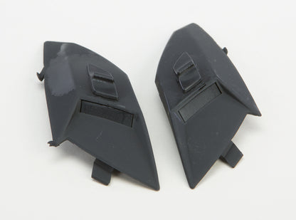 Top Front Vents Left/Right Matte Black Of 77
