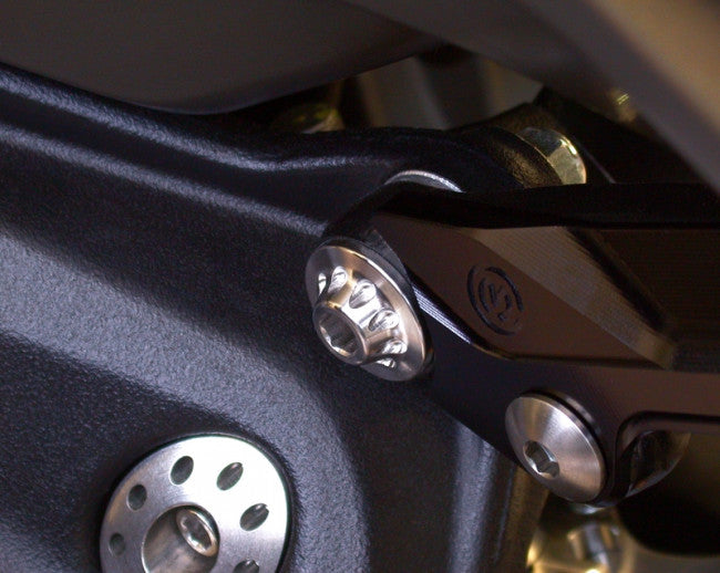 Motocorse Titanium Muffler Mount Bolt Kit for MV Agusta 3 cylinder Models