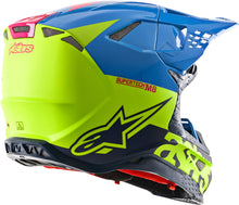 S.Tech S M8 Radium Helmet Aqua/Yellow Fluo/Navy Xl