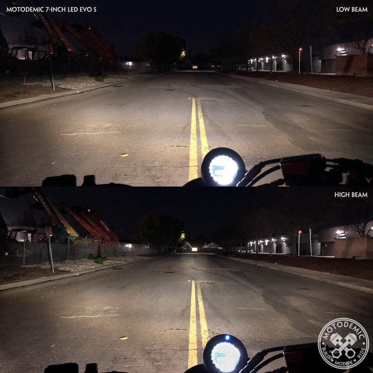 Motodemic LED Headlight Conversion Kit for the Triumph Speed Twin