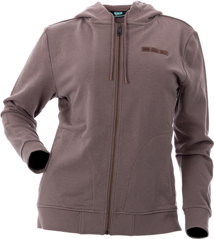 Neve Zip Up Hoodie Smoky Mauve 2x