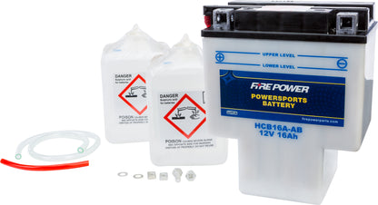 Battery W/Acid Hcb16a Ab 12v Heavy Duty