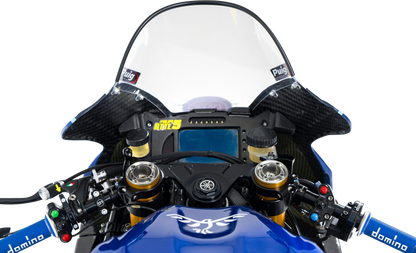 A450 Road Racing Grips Blue/White Pair