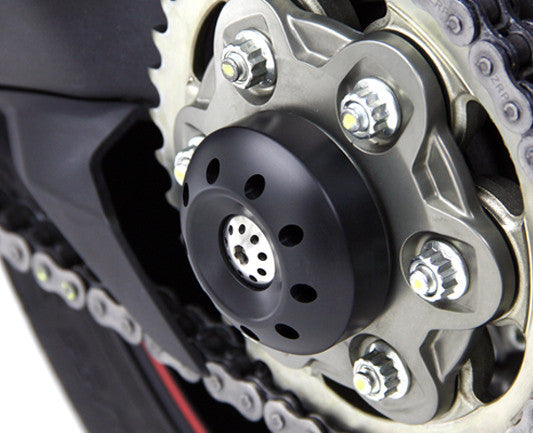 Motocorse Titanium and Delrin Rear axle Slider for Large Rear Hub Ducati's