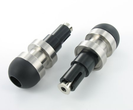 RhinoMoto Bar Ends For Bar End Mirrors for Yamaha YZF-R1 and YZF-R6 (2006+) - no Internal Damper