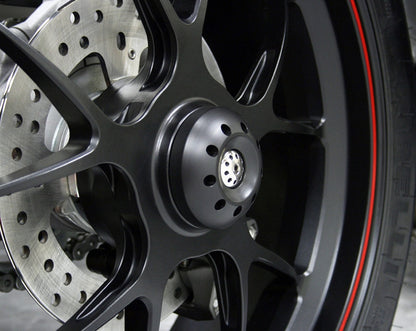 Motocorse Titanium and Delrin Rear axle Slider for Large Rear Hub Ducati's