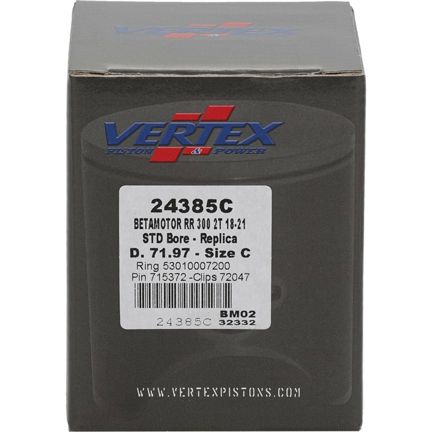 Piston Kit Cast 71.97/Std Beta