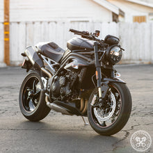 Motodemic Single LED and Round Halogen Headlight Conversion Kit for the 2018+ Triumph Speed Triple