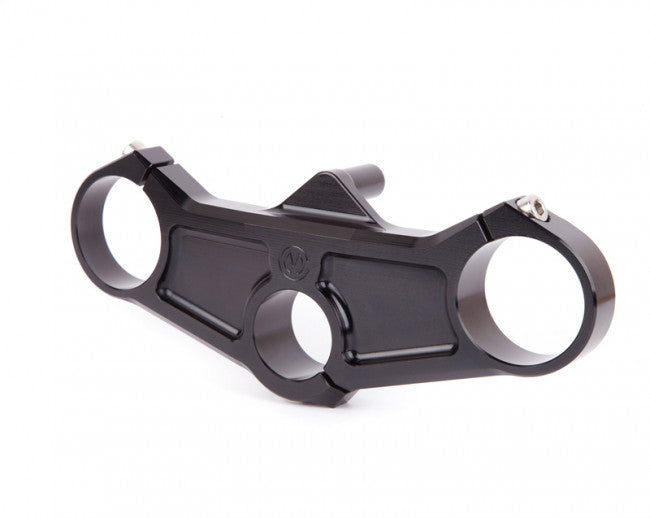 Motocorse Custom Ohlins R&T Forks with SBK Lowers and Billet Triple Clamps and Clip-ons for MV Agusta Superveloce 800