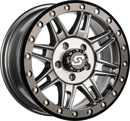 Clutch Bdlk Wheel 15x7 5/4.5 +25mm Gunmetal/Blk