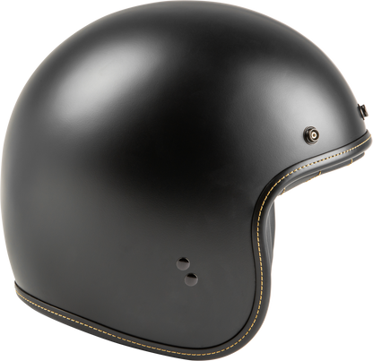.38 Retro Helmet Matte Black Xl