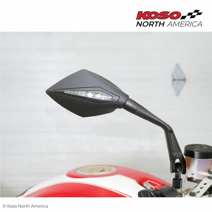 Apex M10 Mirrors W/Indicators Pr Black