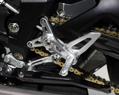 Motocorse Billet Rearsets with Titanium for MV F3  Brutale 675/800  and Dragster 800