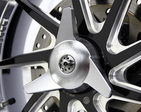 Motocorse DVC SPINNER Rear axle Slider for Large Rear Hub Ducati's