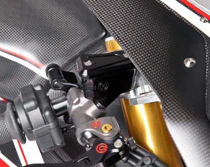 Motocorse Billet Aluminum Reservoirs For Brembo RCS Corsa Corta Master Cylinders Brake and Clutch