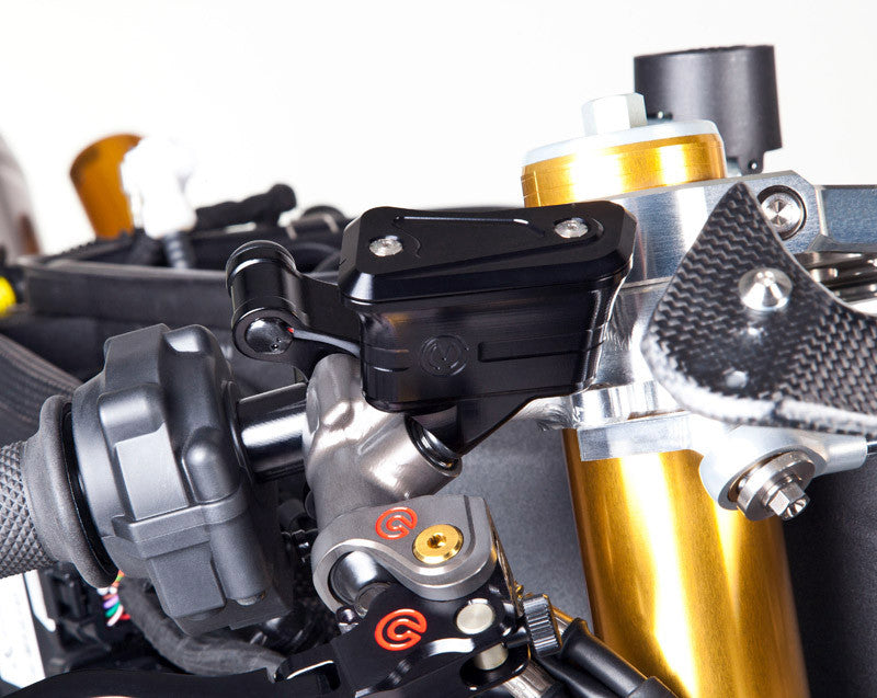 Motocorse Billet Aluminum Reservoirs For Brembo RCS Corsa Corta Master Cylinders Brake and Clutch