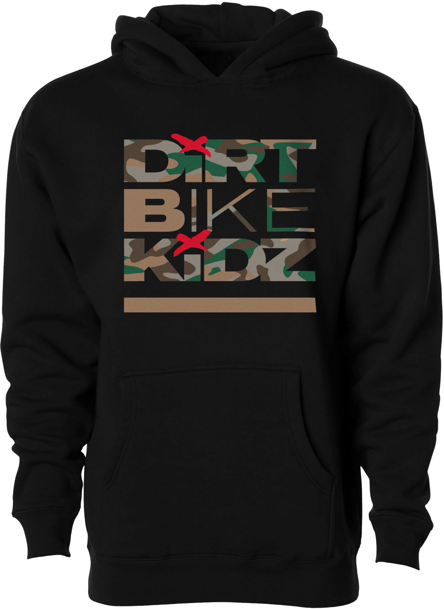 Classic Camo Youth Hoodie Black Yl