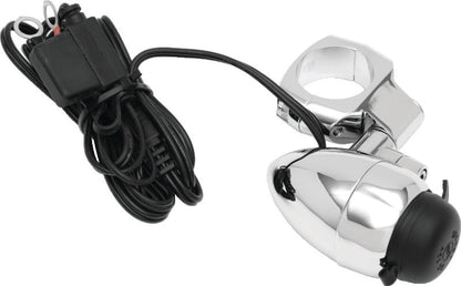 Kuryakyn Electrical Power Point With 1-1/4 inch Bar Mount Chrome