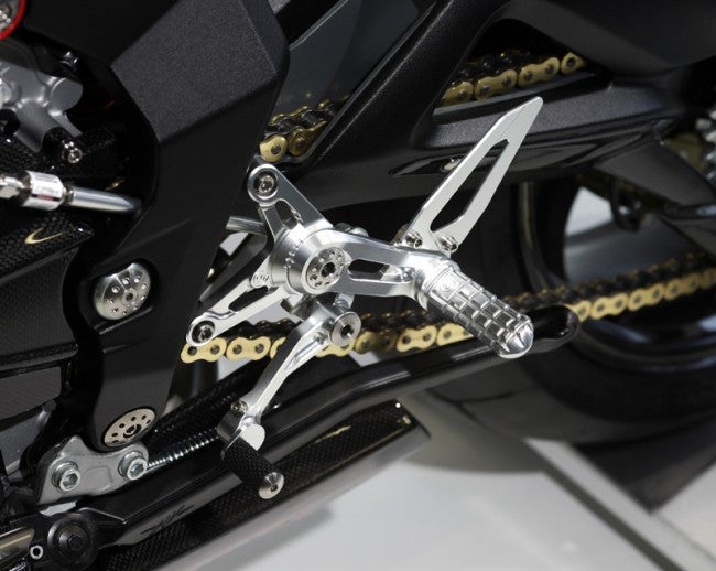 Motocorse Billet Rearsets with Titanium for MV F3  Brutale 675/800  and Dragster 800