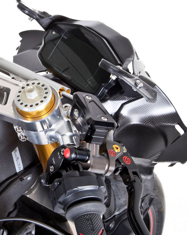 Motocorse Billet Aluminum Reservoirs For Brembo RCS Corsa Corta Master Cylinders Brake and Clutch