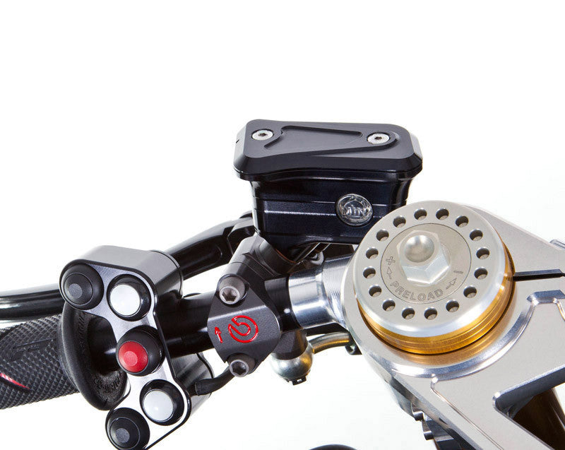 Motocorse Billet Aluminum Reservoirs For Brembo RCS Corsa Corta Master Cylinders Brake and Clutch