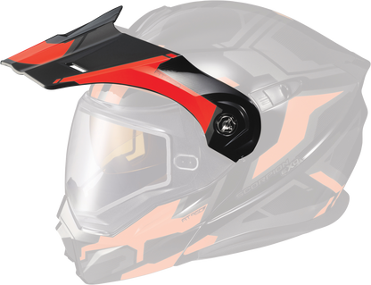 Exo At950 Helmet Peak Visor Ellwood Red
