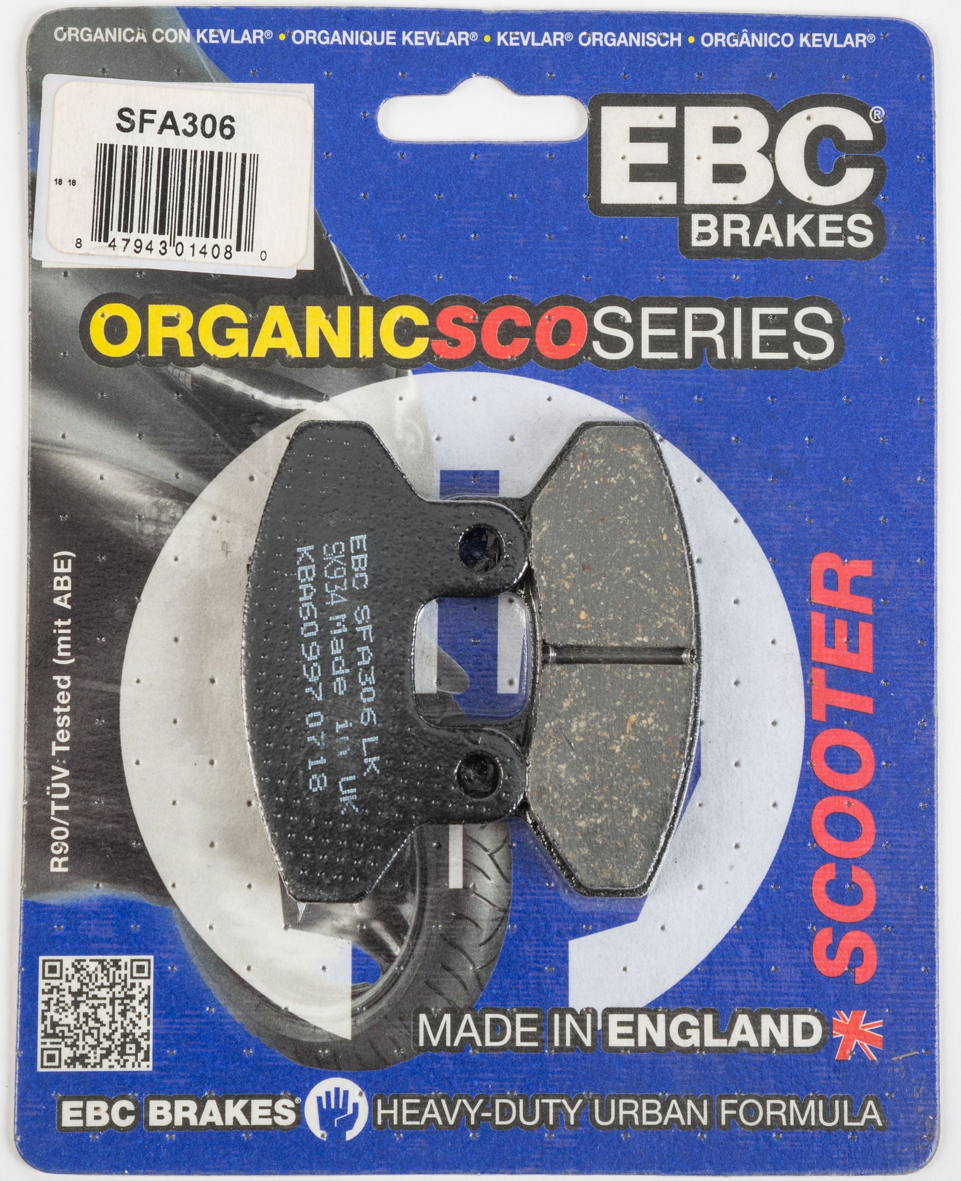 Brake Pads Sfa306 Organic