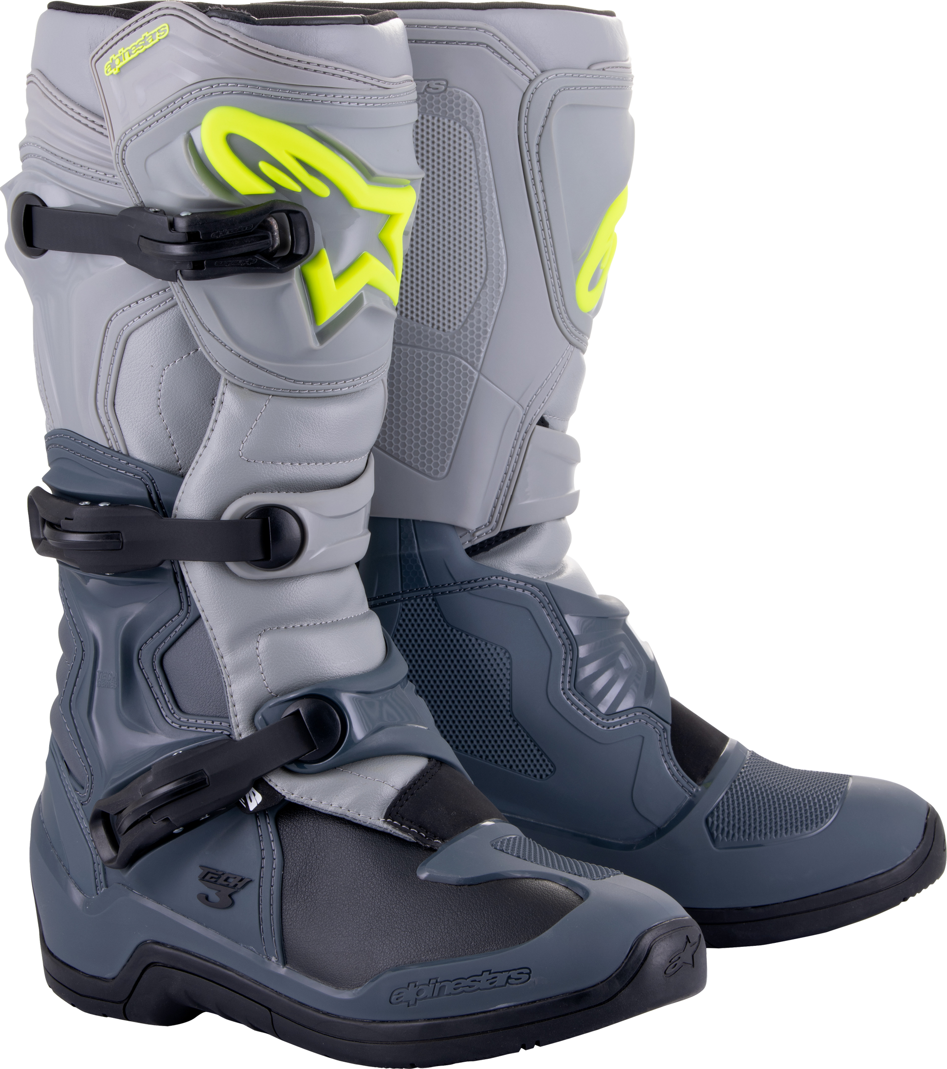 Tech 3 Boots Dk Grey/Lt Grey/Blk Sz 9