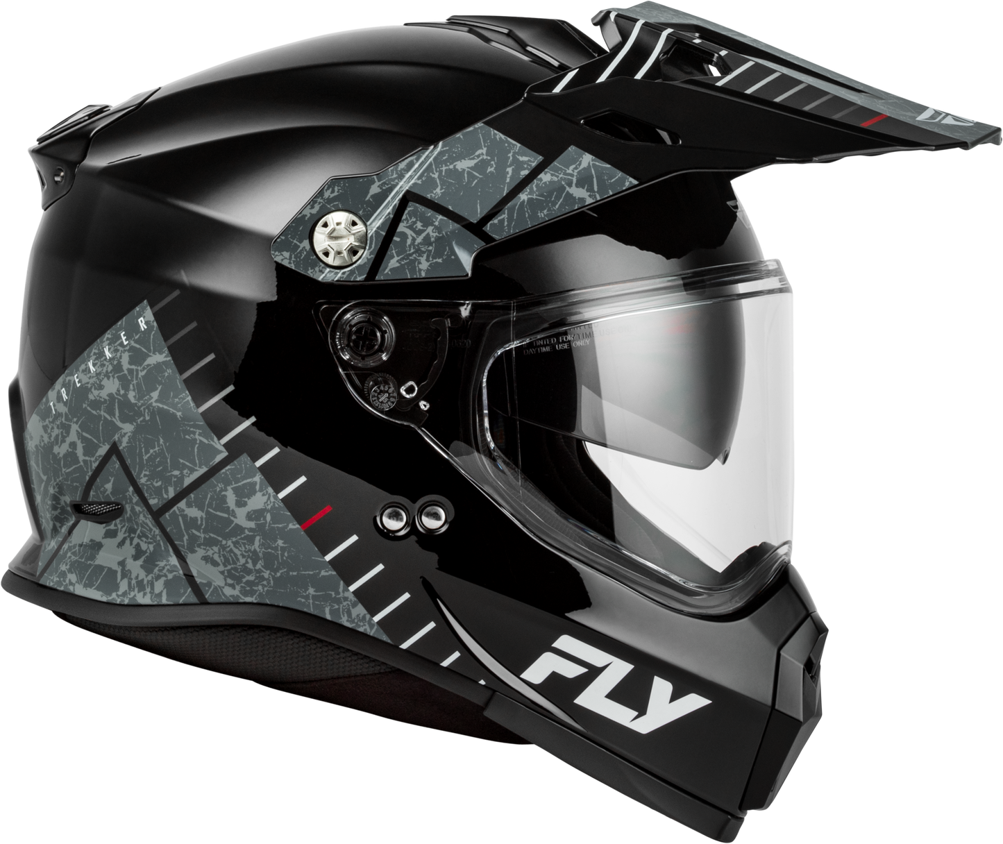 Fly Trekker Granite Helmet Black/Grey Sm