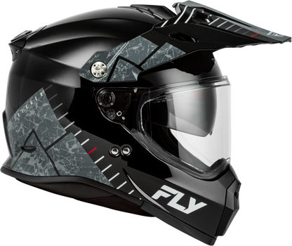 Fly Trekker Granite Helmet Black/Grey Xl