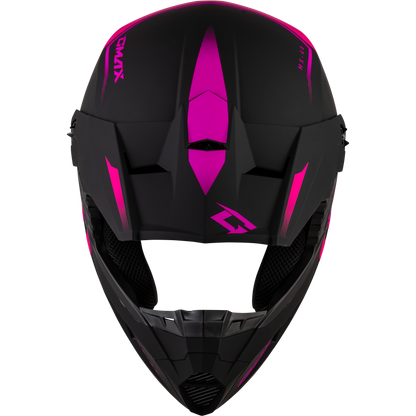 Mx 46 Compound Helmet Matte Black/Pink Yl
