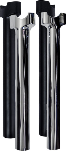 Chubby 12" Straight Risers Chrome