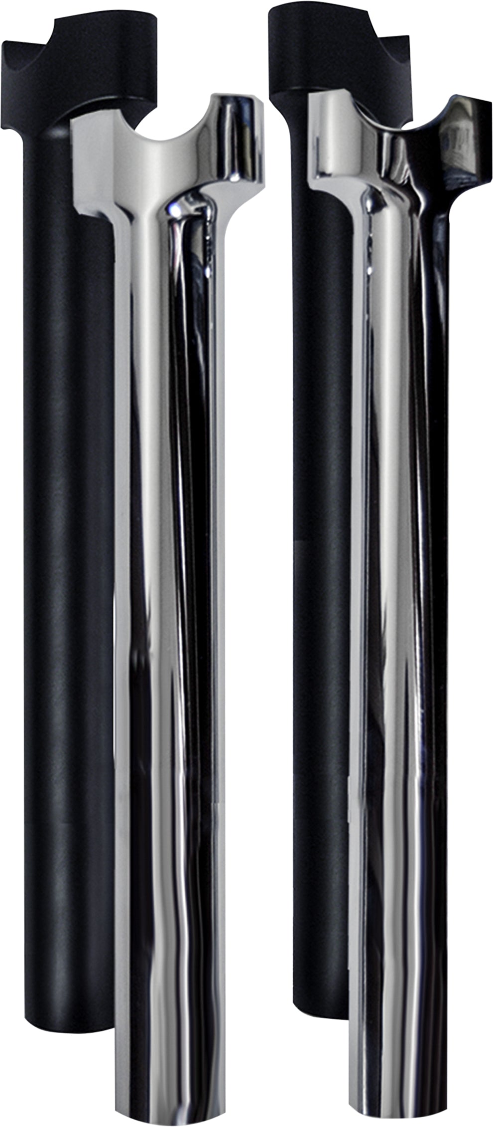 Chubby 12" Straight Risers Black